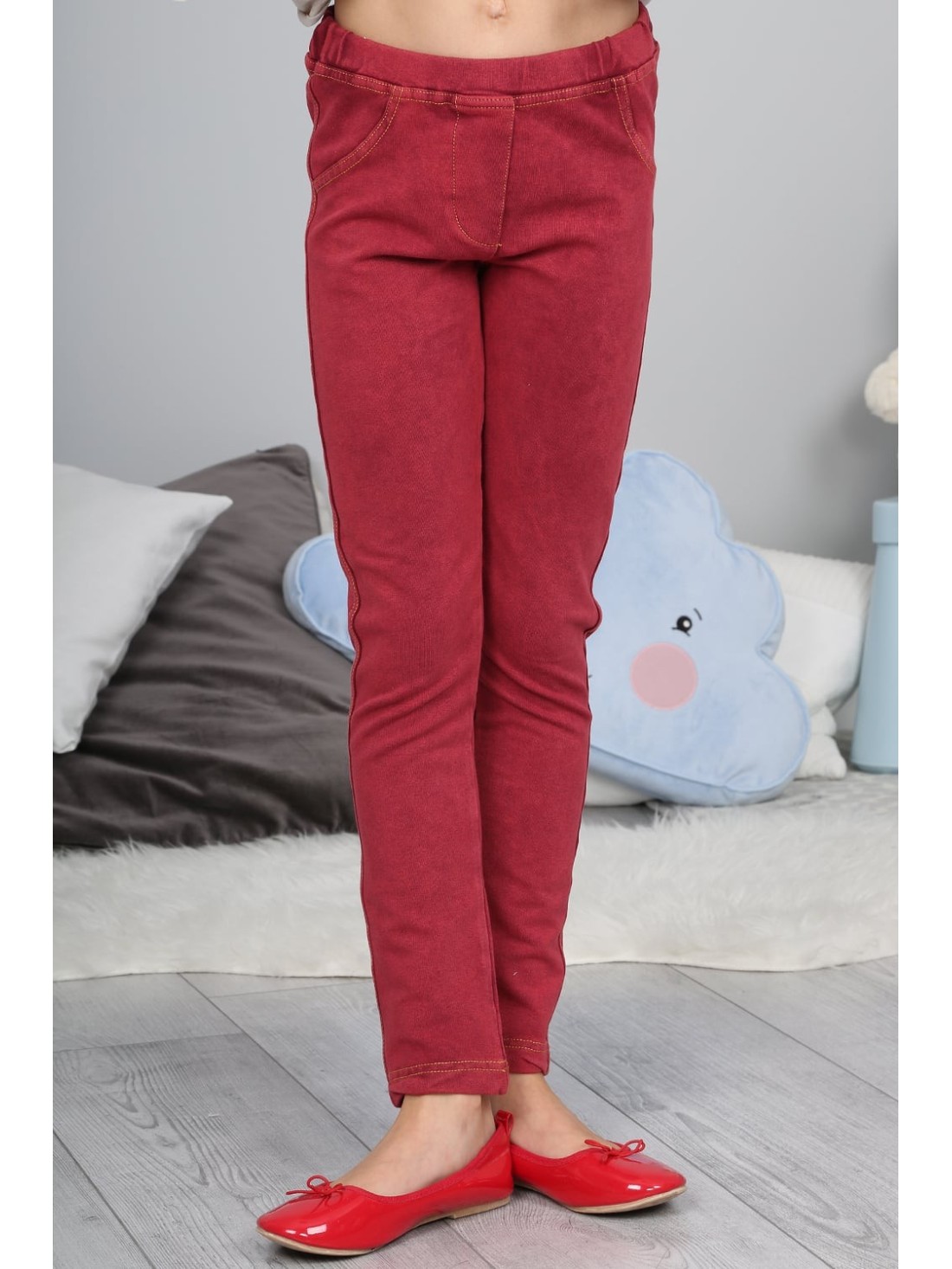 Pantaloni pentru Copii Burgundy NDZ8012 - Magazin online - Boutique